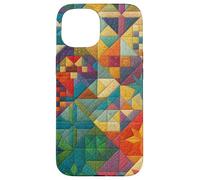 American Quilt Colorful Patchwork Quilting Quilter Couture Coque pour iPhone 15