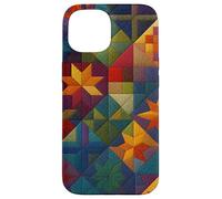 American Quilt Colorful Patchwork Quilting Quilter Couture Coque pour iPhone 15