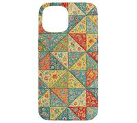 American Quilt Colorful Patchwork Quilting Quilter Couture Coque pour iPhone 15