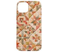 American Quilt Colorful Patchwork Quilting Quilter Couture Coque pour iPhone 15 Plus
