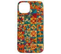 American Quilt Colorful Patchwork Quilting Quilter Couture Coque pour iPhone 15 Plus