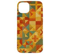American Quilt Colorful Patchwork Quilting Quilter Couture Coque pour iPhone 15 Plus