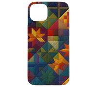 American Quilt Colorful Patchwork Quilting Quilter Couture Coque pour iPhone 15 Plus