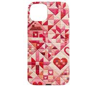 American Quilt Colorful Patchwork Quilting Quilter Couture Coque pour iPhone 15 Plus