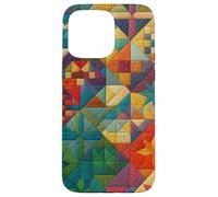 American Quilt Colorful Patchwork Quilting Quilter Couture Coque pour iPhone 15 Pro Max