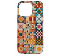 American Quilt Colorful Patchwork Quilting Quilter Couture Coque pour iPhone 15 Pro Max