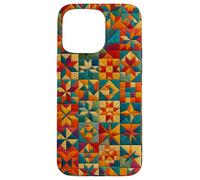 American Quilt Colorful Patchwork Quilting Quilter Couture Coque pour iPhone 15 Pro Max