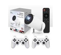 (American regulations)Cinemaster Pro-4k Smart Movie Projector Games Combo Video Games with 2Controller New