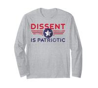 American Resist Dissent est Une Manifestation Patriotique Manche Longue