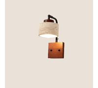 American Retro Interior Stone Wall Murce Natural Yellow Travertin Mur Mur Éclairage E26 / E27 Art Decoration Mall Lampes Aisle Restaurant Éclairage Made in China
