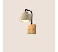 American Retro Interior Stone Wall Murce Natural Yellow Travertin Mur Mur Éclairage E26 / E27 Art Decoration Mall Lampes Aisle Restaurant Éclairage Made in China