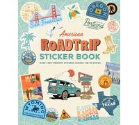 Insight Editions American Road Trip Sticker Book (Poche)