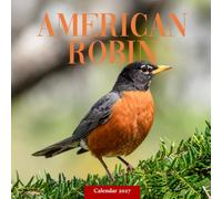 American Robin Calendar 2027: Backyard Bird Photography