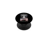 American Roots Run Deep Patriotic Heritage Flag 4 Juillet 250 PopSockets PopGrip Adhésif