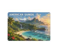 American Samoa National Park Poster Plaque Métal 20x30cm Déco Murale | Associez des décorations murales en métal à une déco murale classique pour varier l'ambiance.