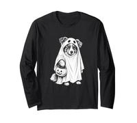 American Shepherd Halloween, Amoureux des Chiens, fantôme Effrayant Manche Longue