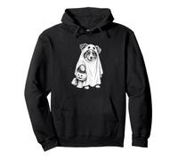 American Shepherd Halloween, Amoureux des Chiens, fantôme Effrayant Sweat à Capuche