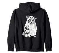 American Shepherd Halloween, Amoureux des Chiens, fantôme Effrayant Sweat à Capuche