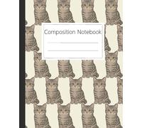 American Shorthair Cat Pattern Composition Notebook: A Cute Cat Themed Journal for Students, Writers, and Cat Lovers for School, Work, or Taking Notes