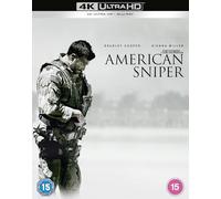 American Sniper 10th Anniversary Ultimate Collector's Edition with Steelbook [4K Ultra HD] [2014] [Blu-ray] [Region Free]
