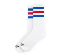 American Socks Chaussettes 'American Pride II - Mid High' blanc, Taille 19-55