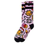 American Socks Chaussettes 'Blowfish - Mid High' rose, Taille 36-40