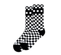 American Socks Chaussettes 'Checkerboard B/W - Mid High' blanc, Taille 19-55