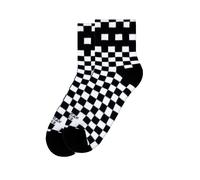 American Socks Chaussettes 'Checkerboard' noir, Taille 19-47