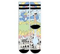 American Socks Chaussettes 'Cute Chaos' bleu clair, Taille 36-40