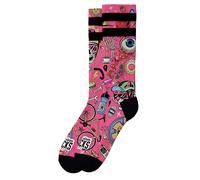 American Socks Chaussettes 'Cycling Beast' rose, Taille 36-40