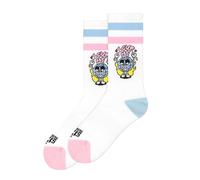 American Socks Chaussettes 'Earth Crush - Mid High' blanc, Taille 19-55