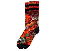 American Socks Chaussettes 'El Mariachi' rouge, Taille 36-40