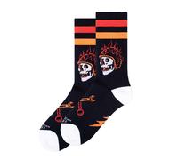 American Socks Chaussettes 'Piston Rebels' noir, Taille 19-55