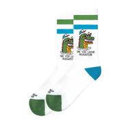 American Socks Chaussettes 'See You Later' blanc, Taille 19-55
