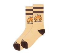 American Socks Chaussettes 'Vive le Croissant - Mid High' beige, Taille 19-55
