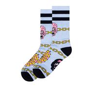 American Socks Chaussettes 'Weirdo - Mid High' bleu, Taille 19-55