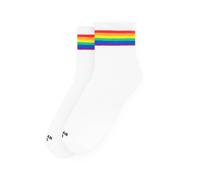 American Socks Chaussure basse 'Rainbow Pride' blanc, Taille 19-47