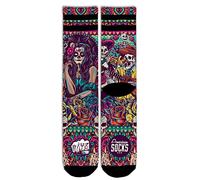 American Socks Dia de los Muertos - Mid High S/M - Chaussettes de sport pour hommes et femmes, Chaussettes Crossfit, Chaussettes Padel, Chaussettes Running, Chaussettes Cyclisme, Vélo et Skate.