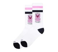 American Socks F*ck Humans - Mid High Unisexe Chaussettes blanc