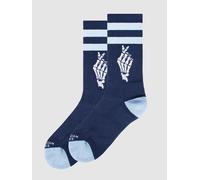 American Socks Luv You - Mid High Chaussettes bleu Uni