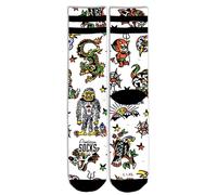 American Socks - Mi-hautes - Chaussettes de sport classiques de la vieille école avec rayures pour la course, le cyclisme, le vélo, le crossfit, le skateboard ou la salle de sport