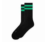 American Socks,Mid High,Chaussettes demi-jambe de sport à rayures, classiques Old School pour la course, le vélo, le crossfit, le skateboard ou la salle de sport, vélo et skate., Taille Unique