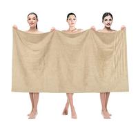American Soft Linen Grande Serviette de Bain Jumbo 100% Coton Turc véritable 35 x 70 cm, Serviettes de Bain de qualité supérieure et de Luxe pour Salle de Bain, Douceur maximale et Drap de Bain