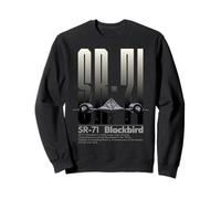 American SR71 Blackbird Aviation Militaire Aviation Art Sweatshirt