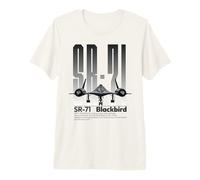 American SR71 Blackbird Aviation Militaire Aviation Art T-Shirt Haut de Gamme