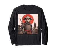 American Staffordshire Terrier Samurai Japonais Ukiyo-e Chien Manche Longue