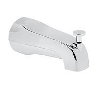 American Standard 8888026.002 Bath Bec verseur de Baignoire à Enfiler, Chrome Poli, 10 cm