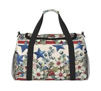 American Star Sac de voyage vintage drapeau des États-Unis Sac de gym pour homme et femme Léger Bagage à main pour entraînement vacances