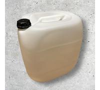 American Style - Bidon Plastique 30 Litres PEHD Alimentaire | Jerrican Empilable avec Bouchon DIN 61 | Stockage Eau Potable, Huiles, Chimiques | Translucide, Fabriqué en France