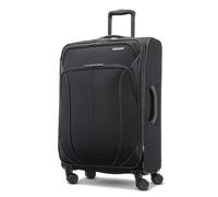 American Tourister 4 Kix 2.0 Softside Valise Extensible avec roulettes pivotantes, Noir, 28 Spinner